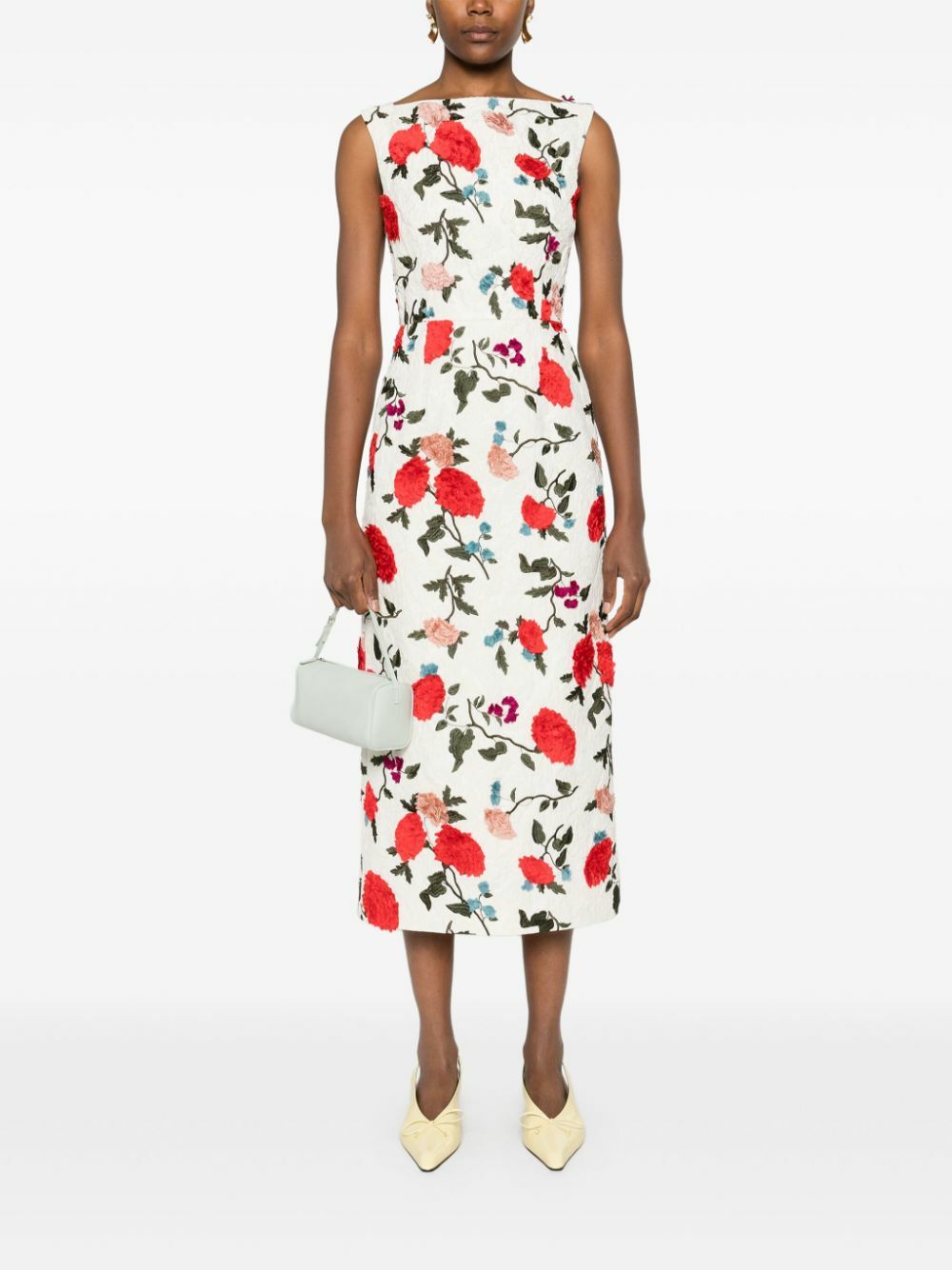 green emerald velvet dress Erdem