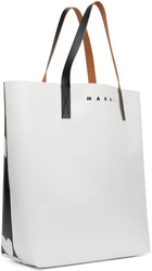 Marni White & Black Tribeca Tote