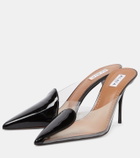 Alaïa 90 PVC and leather mules