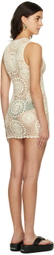 Akoia Off-White Gill Minidress