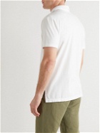 James Perse - Supima Cotton-Jersey Polo Shirt - White