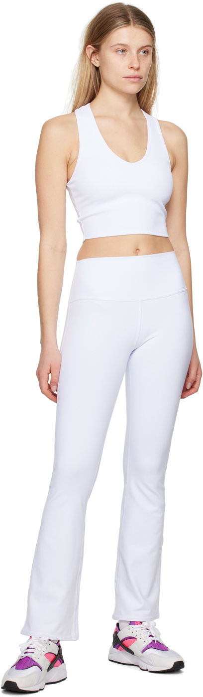 Alo White Goddess Tank Top