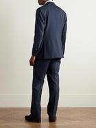 J. Mueser - Waverly Slim-Fit Wool-Fresco Suit - Blue