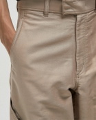 Goldwin 0 Cotton Silk Blend Helicoid Wide Pants Beige Mens Casual Pant