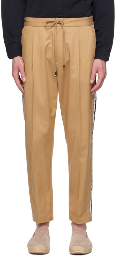 Photo: BOSS Tan Tapered Trousers