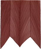 PLEATS PLEASE ISSEY MIYAKE Burgundy Monthly Colors October Scarf