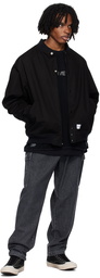 WTAPS Black Team Reversible Bomber Jacket