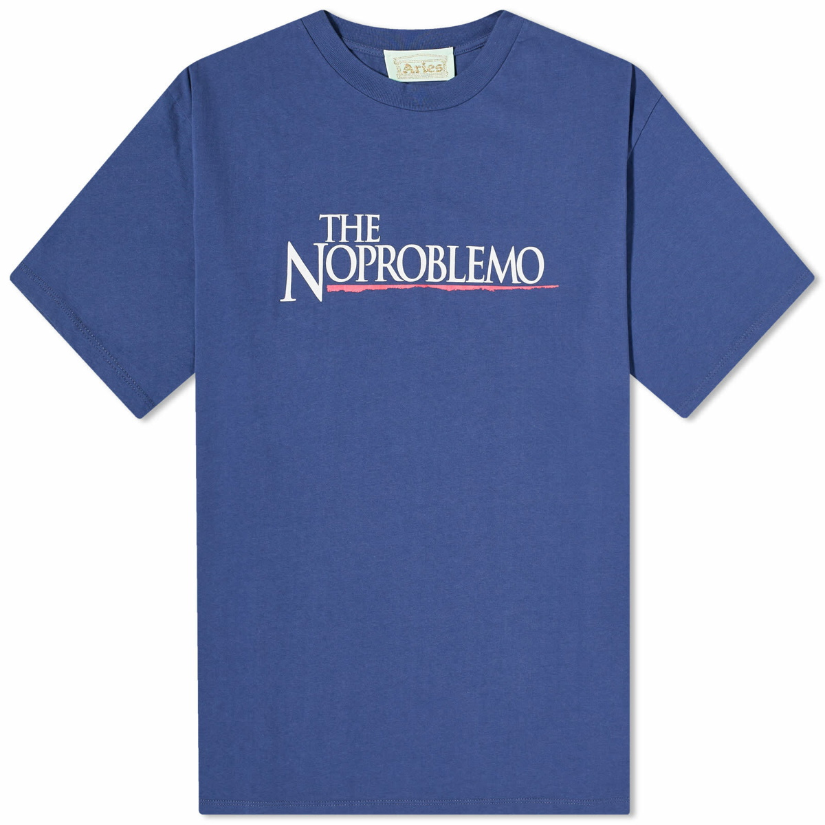 Photo: Aries Men's The No Problemo T-Shirt in Navy
