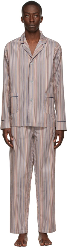 Photo: Paul Smith Multicolor Signature Stripe Pyjama Set