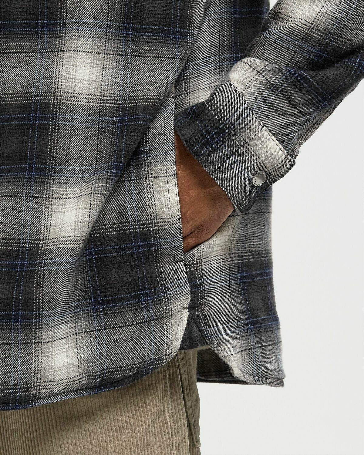 Levis FRANCISCO SHERPA FLANNEL Grey Mens Overshirt