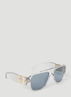 Versace - Macy's Aviator Sunglasses in Transparent