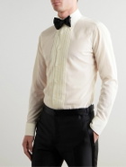 TOM FORD - Pleated Cotton Shirt - Neutrals