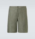 Loro Piana Nolan linen Bermuda shorts
