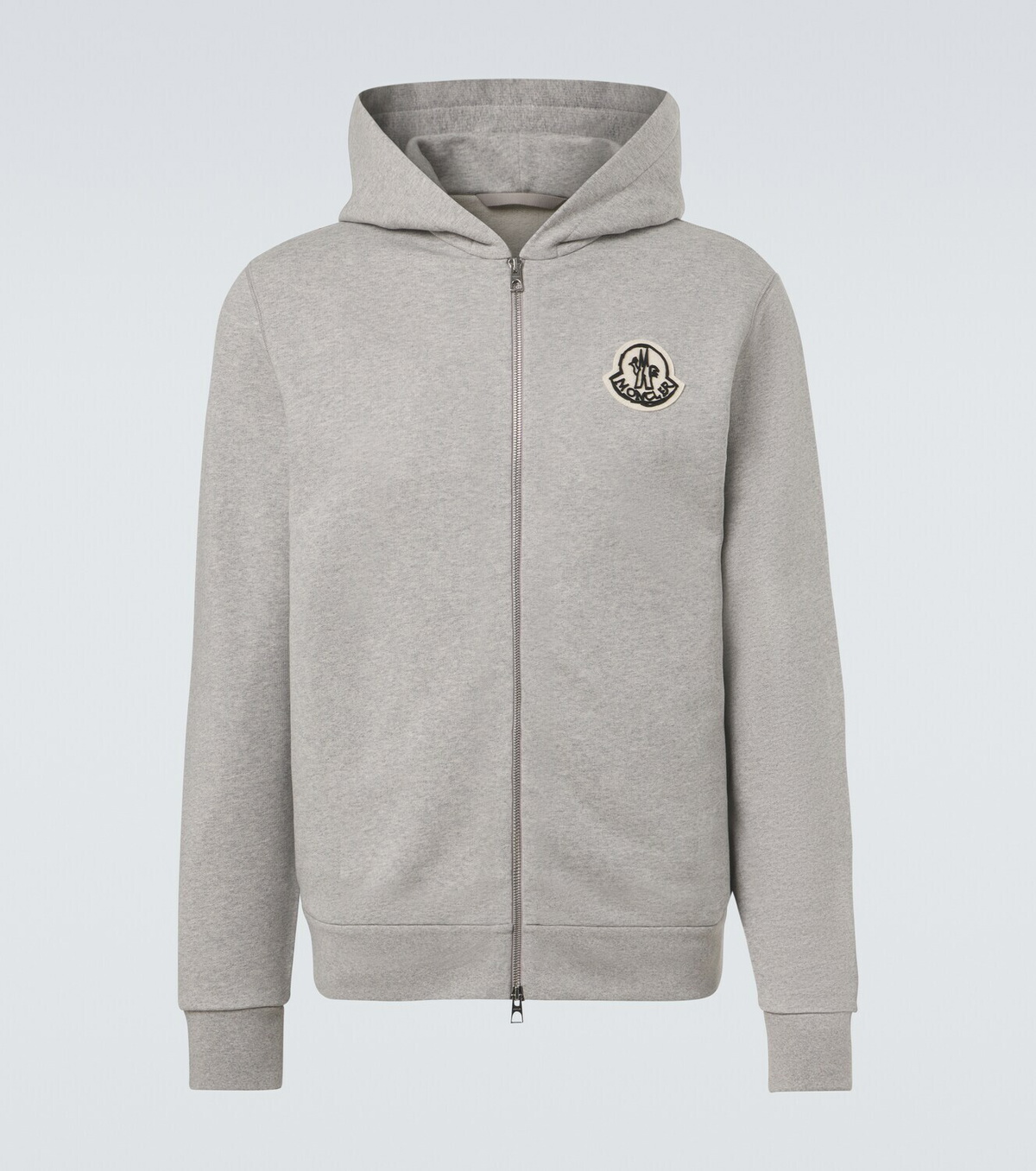 Moncler Logo cotton zip-up hoodie