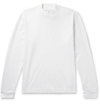 CLUB MONACO - Cotton-Jersey Mock-Neck T-Shirt - White
