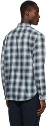 Vince Black & White Ocean View Check Shirt