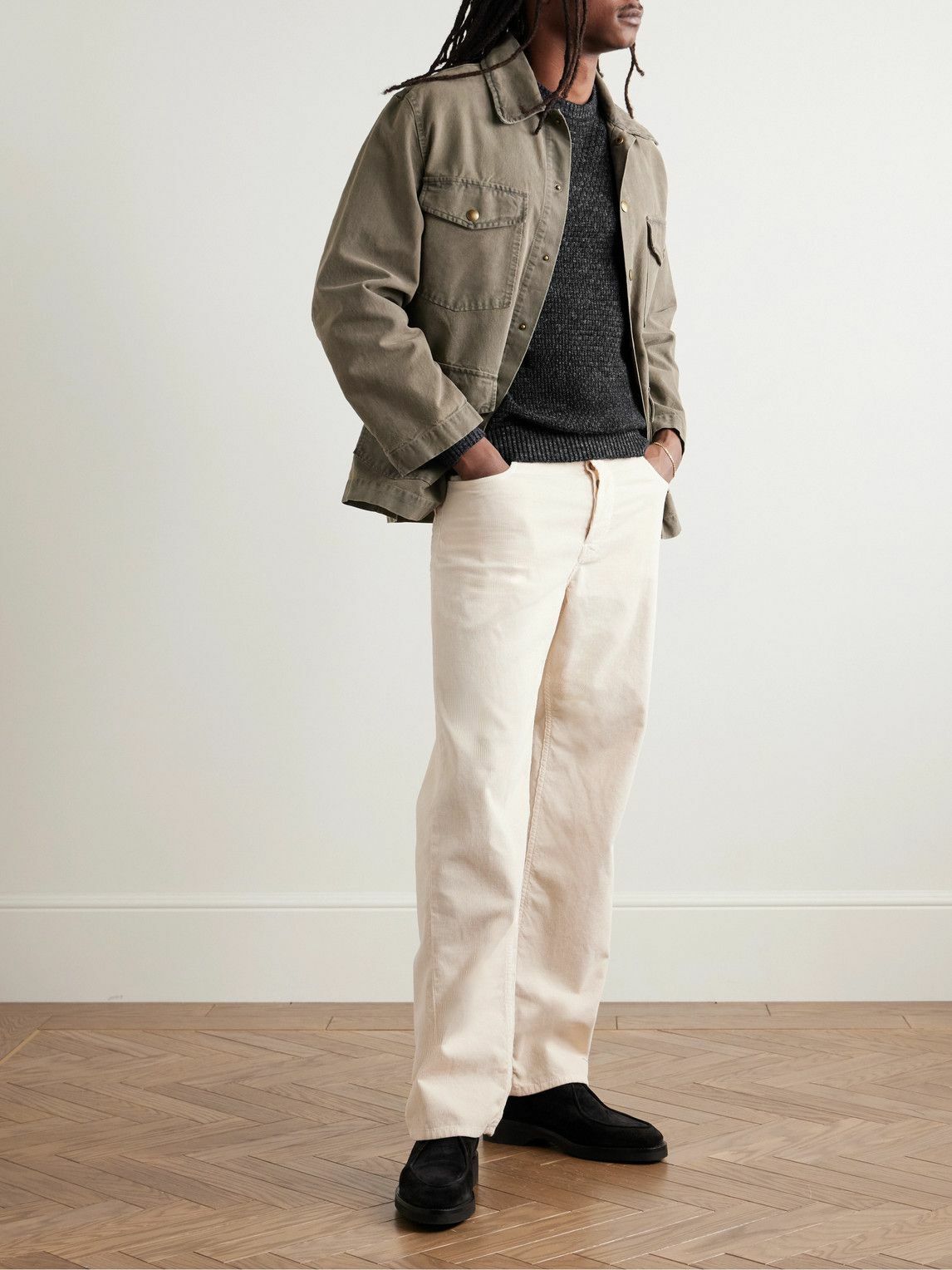 Inis Meáin - Caoladoir Basketweave Linen, Cashmere, Silk and