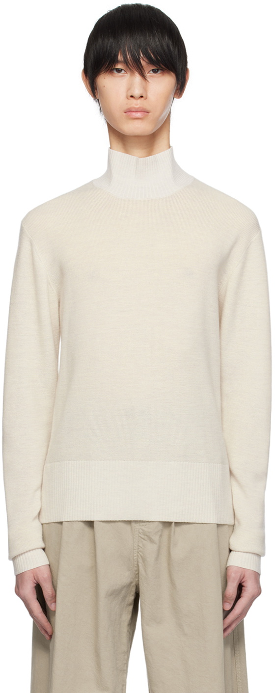 MARK KENLY DOMINO TAN】 Turtle Neck Knit
