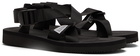 Suicoke Black CHIN2-Cab Sandals