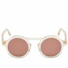 Oscar Deen Panda Sunglasses in Champagne/Brown 