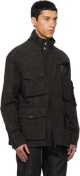 NULLUS Black & Brown Deconstructed Multi-Form M65 Jacket