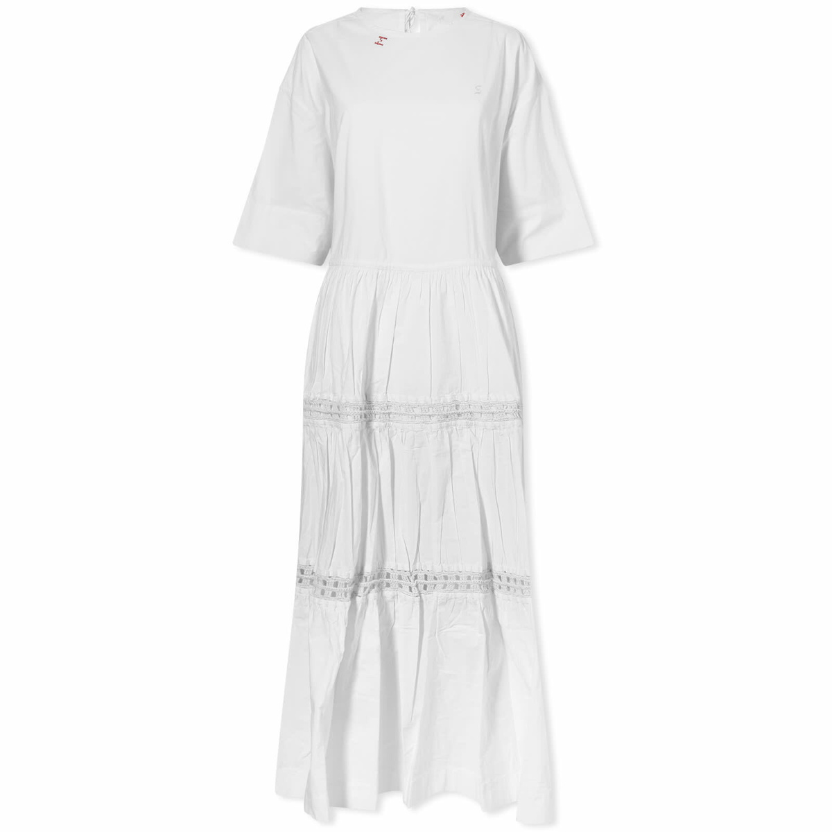 Story mfg. Women's Caraway Midi Dress in White Story Mfg.