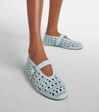 Alaïa Vienne leather ballet flats