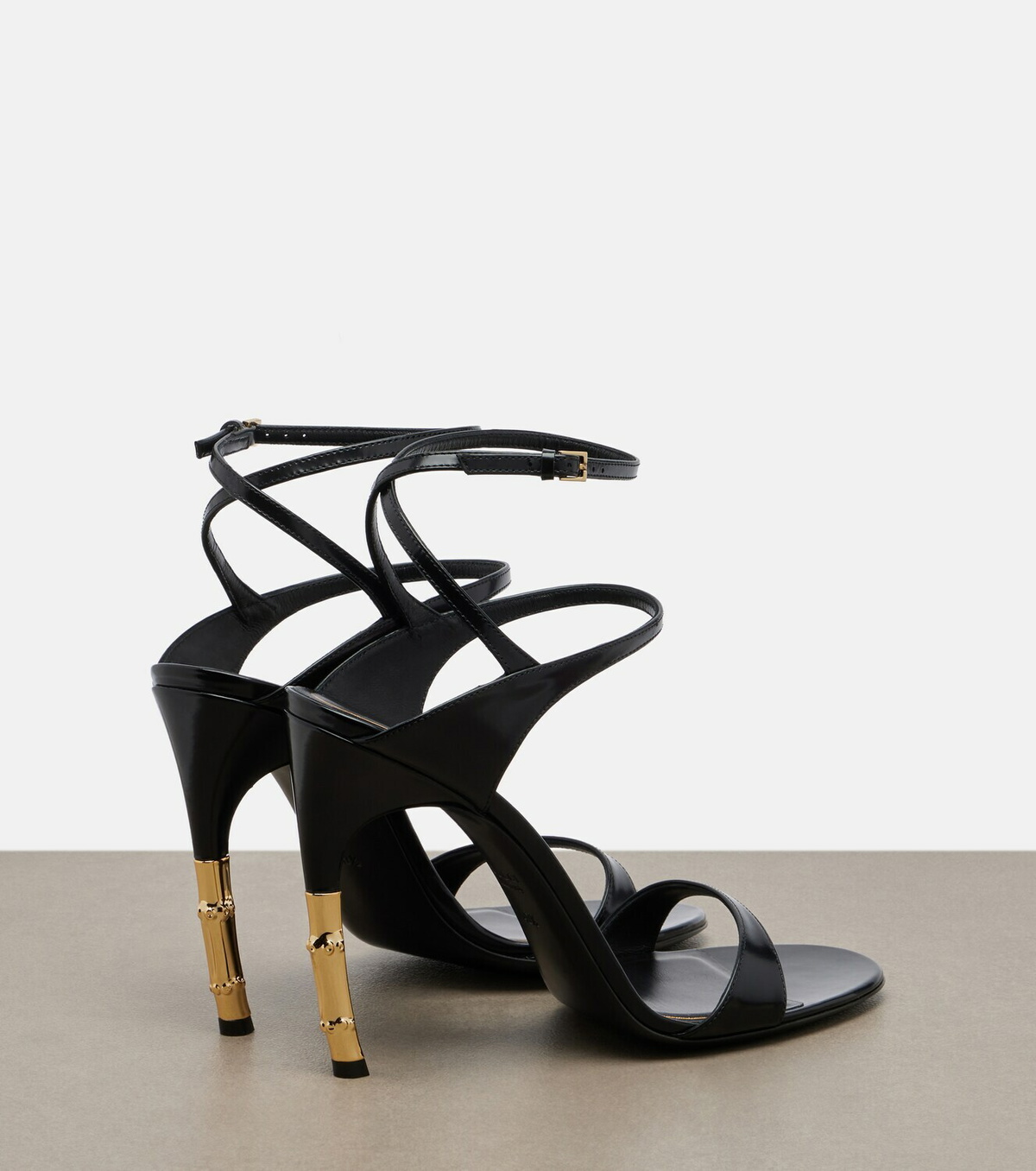 Gucci Castello leather slingback sandals
