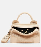 Loewe Amazona 180 Lion Fringed Cut Mini tote bag