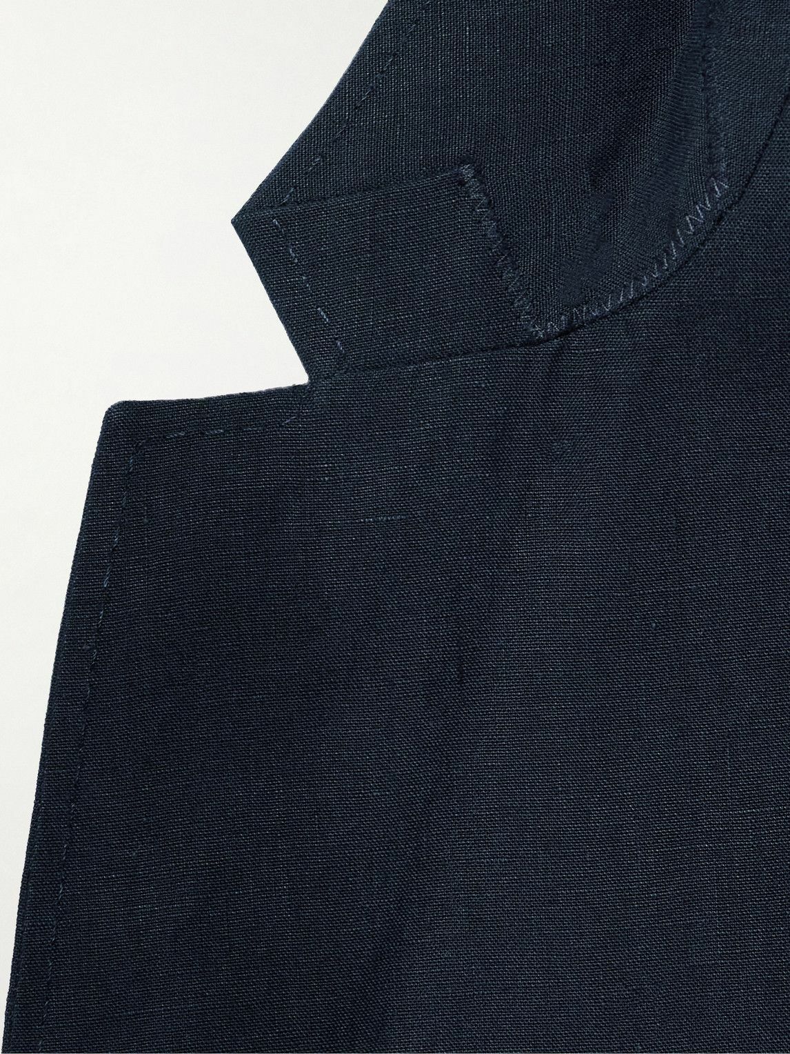 Orlebar Brown - Garret Unstructured Linen Suit Jacket - Blue