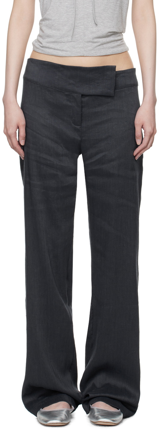 Paloma Wool Gray Dip Trousers Paloma Wool