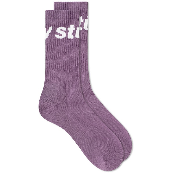 Photo: Stussy Jacquard Logo Sock
