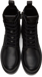 Valentino Garavani Black 'VL7N' City Combat Boots