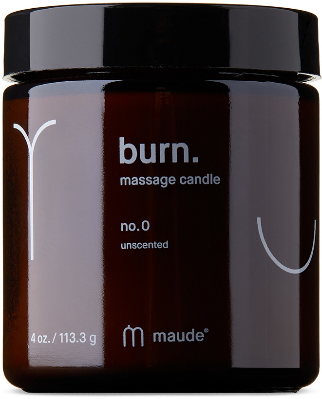 Photo: Maude Burn No. 0 Massage Candle, 4 oz