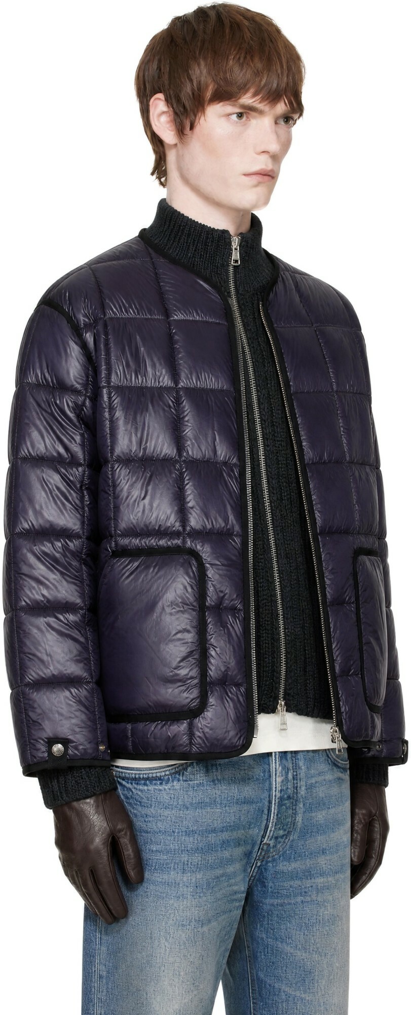 The North Face Navy 'TNF Red Box' Liner Jacket