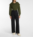 Aeyde Kelly shearling slippers