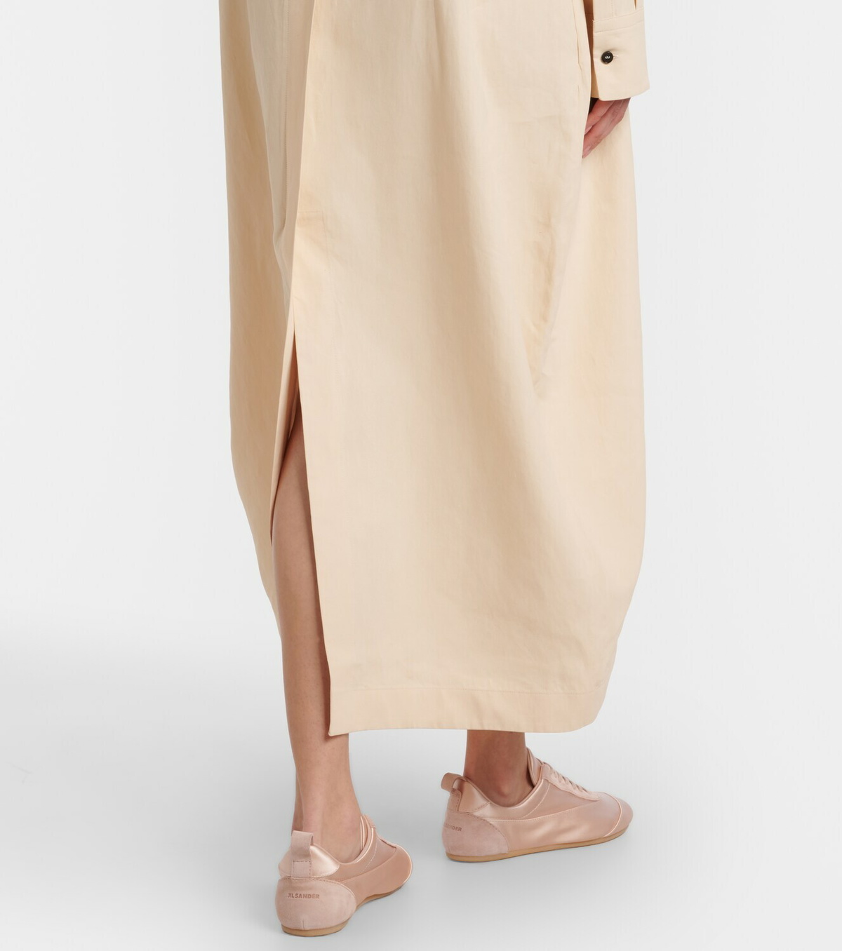 Jil Sander Oversized linen shirt dress