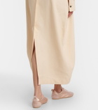 Jil Sander Oversized linen shirt dress