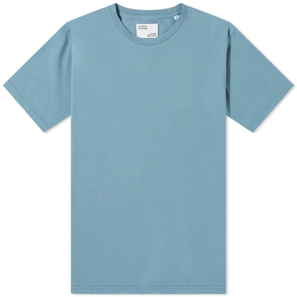 Colorful Standard Men's Classic Organic T-Shirt in Stone Blue Colorful ...