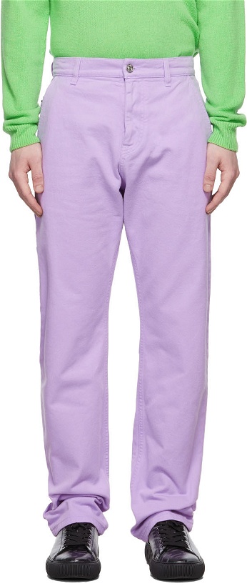 Photo: Versace Purple Workwear Trousers