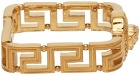 Versace Gold Medusa Greca Square Ring