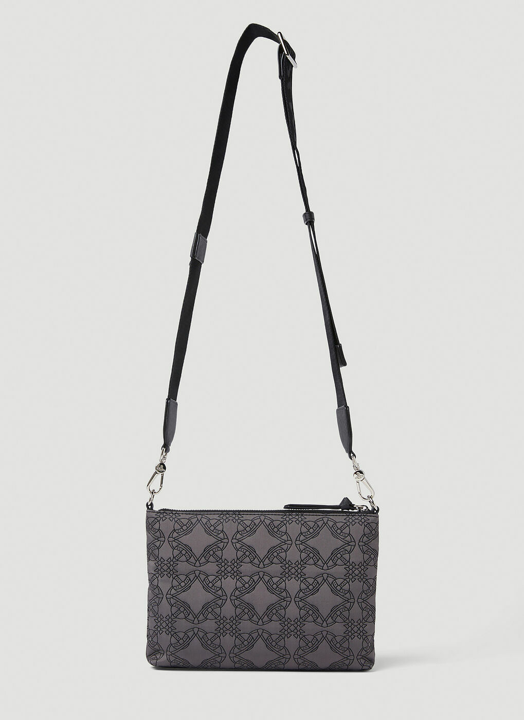 Penny Double Pouch Crossbody Bag in Grey Vivienne Westwood