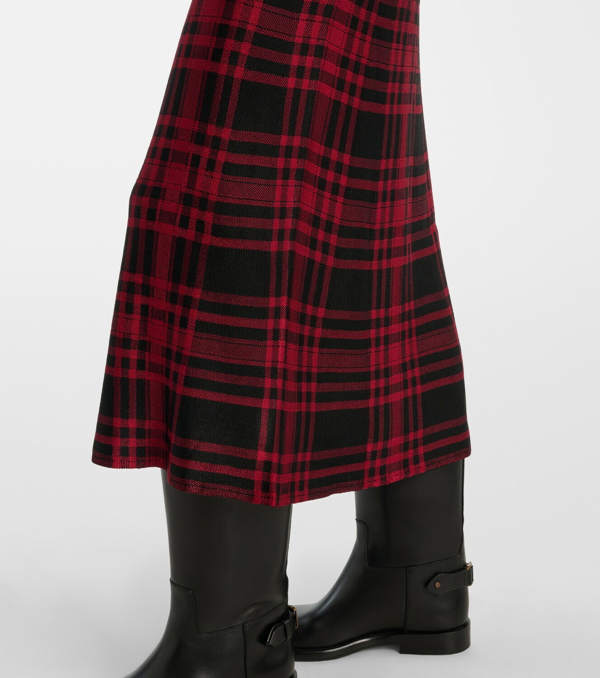 Polo Ralph Lauren Plaid midi skirt