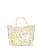 MC2 Saint Barth Betsy Cotton Canvas Colette Liberty Handbag |made With Liberty Fabric