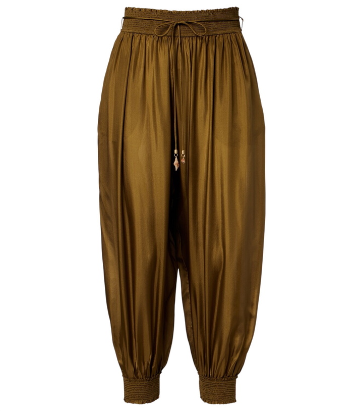 Photo: Zimmermann Mahon cropped silk balloon pants