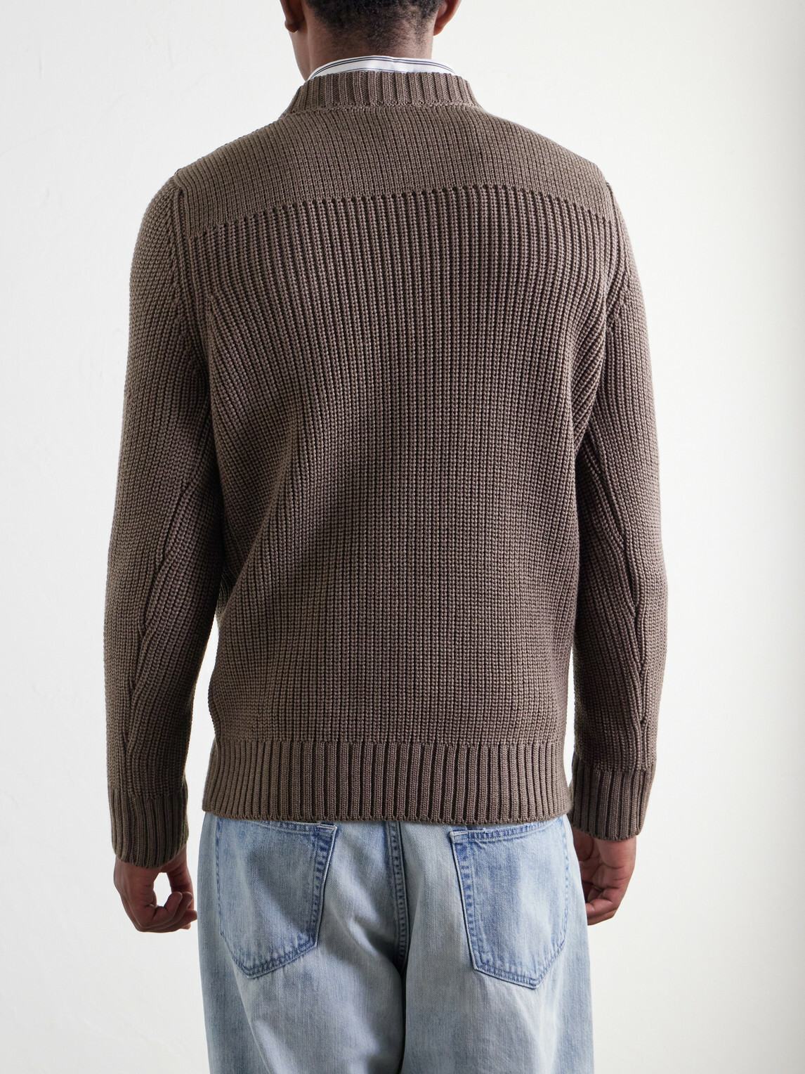 S.N.S. Herning - Robust Wool Sweater - Brown