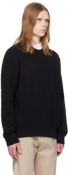 Hugo Black Relaxed-Fit Sweater