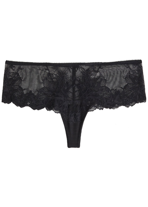 Photo: Wacoal Vivid Attraction Tulle Briefs Black