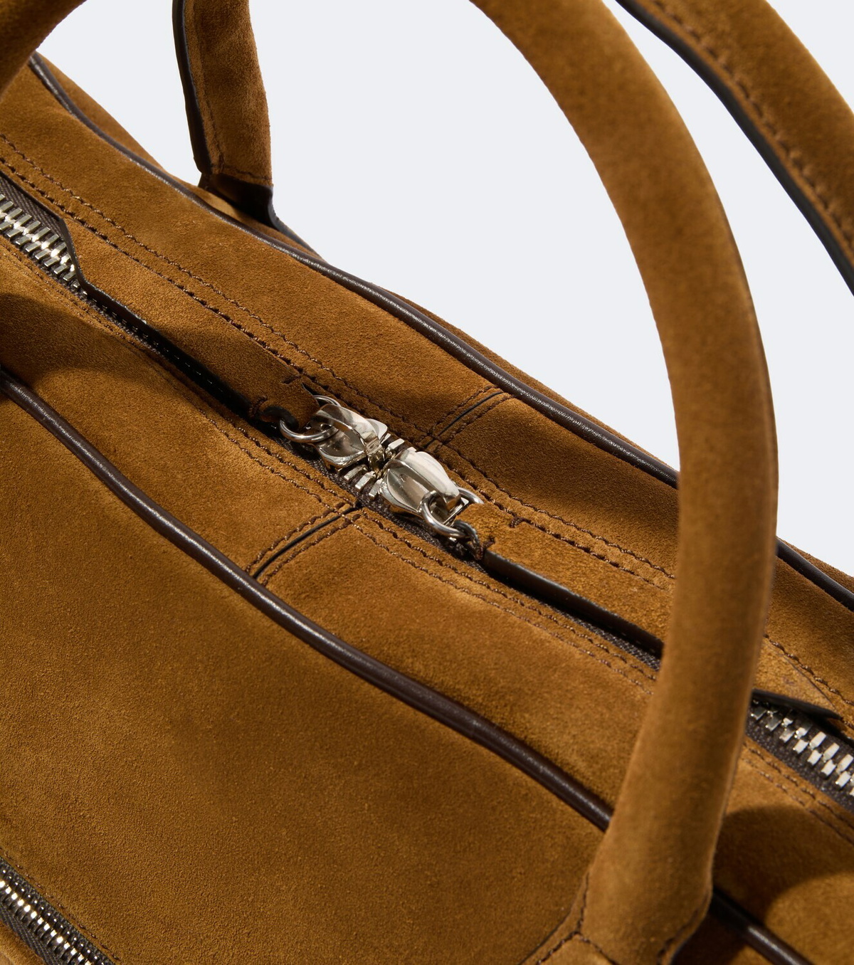 Métier Closer Slim suede briefcase