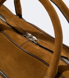 Métier Closer Slim suede briefcase